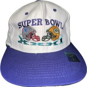 Super Bowl XXXI 31 Green Bay Packers New England Patriots NFL Snapback Hat‎ Cap